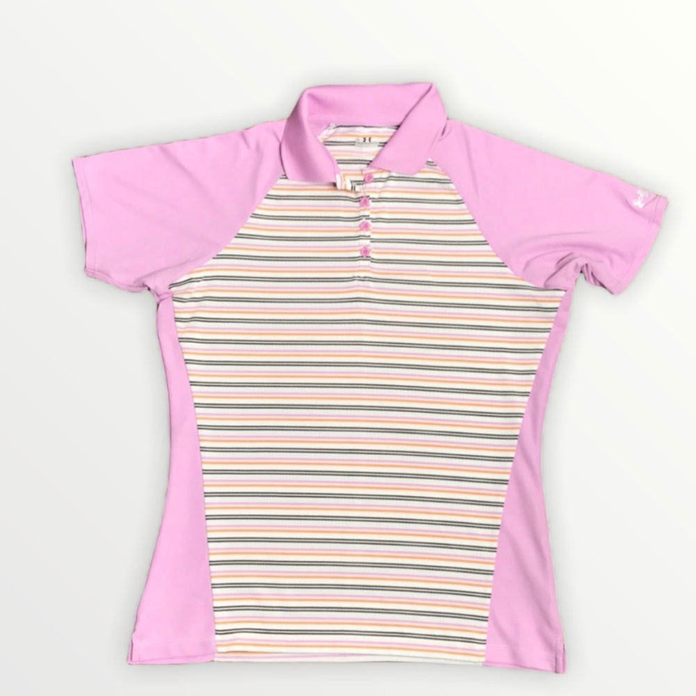 Under Armour medium polo shirt striped